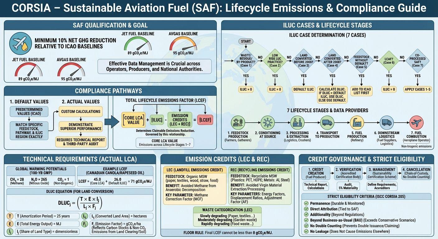 CORSIA – Sustainable Aviation Fuel